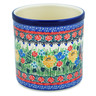 6-inch Stoneware Utensil Jar - Polmedia Polish Pottery H6189L