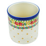 6-inch Stoneware Utensil Jar - Polmedia Polish Pottery H6852L
