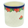 6-inch Stoneware Utensil Jar - Polmedia Polish Pottery H6933L