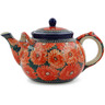 61 oz Stoneware Tea or Coffee Pot - Polmedia Polish Pottery H1918K