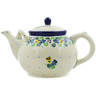 61 oz Stoneware Tea or Coffee Pot - Polmedia Polish Pottery H3400K