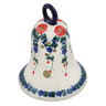 7-inch Stoneware Bell Ornament - Polmedia Polish Pottery H8540L