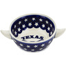 7-inch Stoneware Bowl with Handles - Polmedia Polish Pottery H9977L