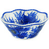 7-inch Stoneware Fluted Bowl - Polmedia Polish Pottery H7456M