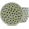 7-inch Stoneware Set of 6 Bowls - Polmedia Polish Pottery H5321J