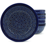 7-inch Stoneware Set of 6 Bowls - Polmedia Polish Pottery H5343J