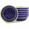 7-inch Stoneware Set of 6 Bowls - Polmedia Polish Pottery H6647E