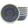 7-inch Stoneware Set of 6 Bowls - Polmedia Polish Pottery H8969F