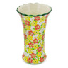 7-inch Stoneware Vase - Polmedia Polish Pottery H7380J