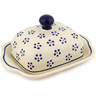 8-inch Stoneware Butter Dish - Polmedia Polish Pottery H7515C