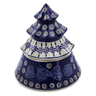 8-inch Stoneware Christmas Tree Figurine - Polmedia Polish Pottery H3349K
