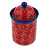 8-inch Stoneware Cookie Jar - Polmedia Polish Pottery H3258L