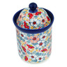 8-inch Stoneware Cookie Jar - Polmedia Polish Pottery H4291L