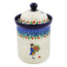 8-inch Stoneware Cookie Jar - Polmedia Polish Pottery H8233J