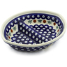 8-inch Stoneware Divided Dish - Polmedia Polish Pottery H7862A