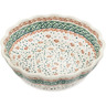 8-inch Stoneware Fluted Bowl - Polmedia Polish Pottery H0854K
