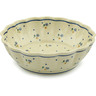 8-inch Stoneware Fluted Bowl - Polmedia Polish Pottery H5885I