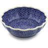 8-inch Stoneware Fluted Bowl - Polmedia Polish Pottery H5892I