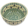 8-inch Stoneware Fluted Bowl - Polmedia Polish Pottery H9808J