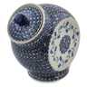 8-inch Stoneware Jar with Lid - Polmedia Polish Pottery H6769K