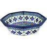 8-inch Stoneware Octagonal Bowl - Polmedia Polish Pottery H7840A