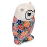 8-inch Stoneware Owl Figurine - Polmedia Polish Pottery H1282M