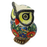 8-inch Stoneware Owl Figurine - Polmedia Polish Pottery H3936K