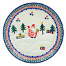 8-inch Stoneware Plate - Polmedia Polish Pottery H1023M