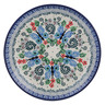 8-inch Stoneware Plate - Polmedia Polish Pottery H5774J