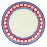 8-inch Stoneware Plate - Polmedia Polish Pottery H6413L