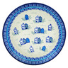 8-inch Stoneware Plate - Polmedia Polish Pottery H7409M