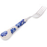 8-inch Stoneware Stainless Steel Fork - Polmedia Polish Pottery H6070L