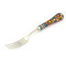8-inch Stoneware Stainless Steel Fork - Polmedia Polish Pottery H7835F