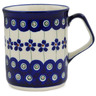 8 oz Stoneware Mug - Polmedia Polish Pottery H0846A