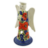 9-inch Stoneware Angel Figurine - Polmedia Polish Pottery H3883K