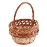 9-inch Stoneware Basket with Handle - Polmedia Polish Pottery H0555M