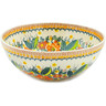 9-inch Stoneware Bowl - Polmedia Polish Pottery H0412N