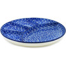 9-inch Stoneware Divided Dish - Polmedia Polish Pottery H7567M