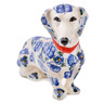 9-inch Stoneware Dog Figurine - Polmedia Polish Pottery H3877M