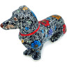 9-inch Stoneware Dog Figurine - Polmedia Polish Pottery H5641M