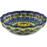 9-inch Stoneware Fluted Bowl - Polmedia Polish Pottery H7790J