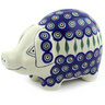 9-inch Stoneware Piggy Bank - Polmedia Polish Pottery H0193F
