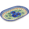 9-inch Stoneware Platter - Polmedia Polish Pottery H0542H