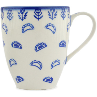 Polish Pottery  0" Blue Pierogi
