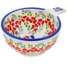 Polish Pottery 1/2 Cup Measuring Cup Red Chains UNIKAT