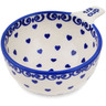 Polish Pottery 1/2 Cup Measuring Cup Sea Of Hearts