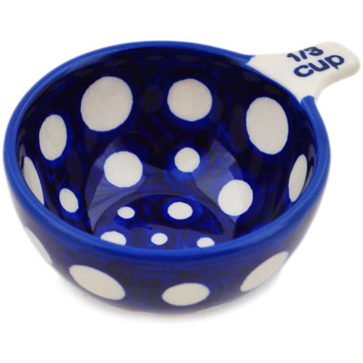 Polish Pottery 1/3 Cup Measuring Cup Amplify UNIKAT
