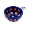 Polish Pottery 1/3 Cup Measuring Cup Heart Disco UNIKAT