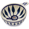 Polish Pottery 1/3 Cup Measuring Cup Peacock