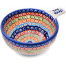 Polish Pottery 1/3 Cup Measuring Cup Rainbow Chains UNIKAT